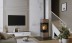 Печь DEFRO HOME QUADROOM LONG, 9,3кВт, белая сталь