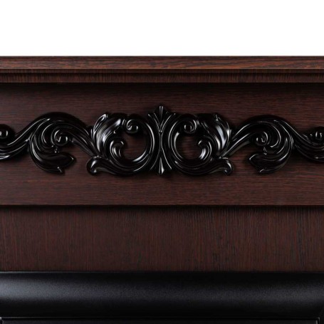 Электрокамин Dominica DN с очагом Majestic Lux Black