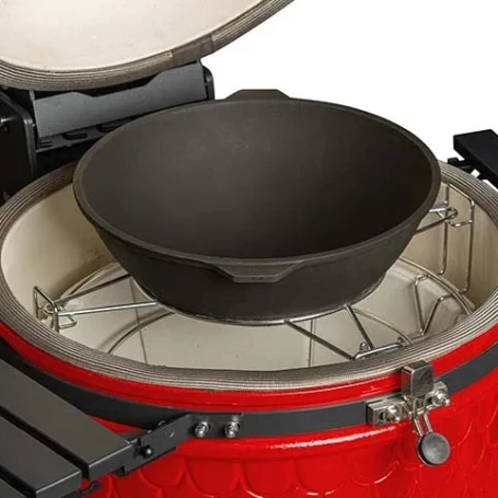 Керамический угольный гриль DinoEgg Classic Red