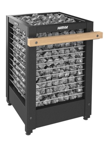 Печь Harvia Modulo MDS180G Steel (Открытые боковые части)