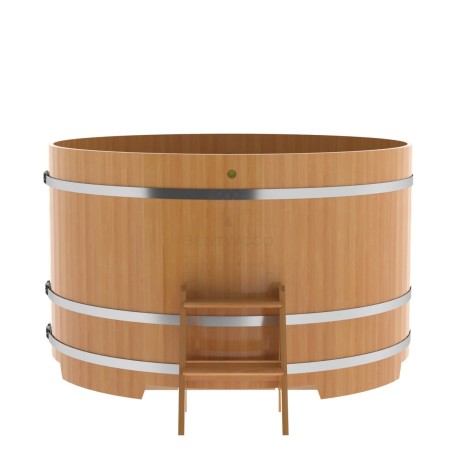 Купель Круглая Bentwood из натуральной лиственницы Премиум 1,80 х 1,80 х 1,1 м