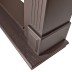 Электрокамин RealFlame Carolina 24/25,5 DN темный орех с очагом 3D Firestar 25,5