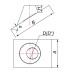Кровельный элемент 0° D130/330, изоляция 100 мм, AISI 304 (Вулкан)