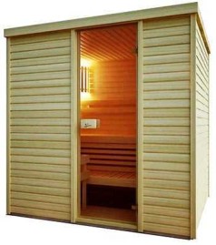Сауна Saunax Classic 2000x2000 (Осина/Ольха)