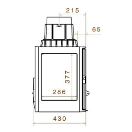 Каминная топка LCI 9 GF CL (Liseo Castiron)