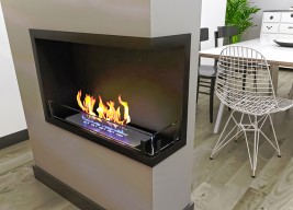 Биокамин Contour угловой 700 правый (Estetic Flame)