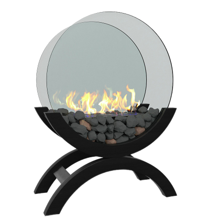 Биокамин Iris mini темный (ZeFire)