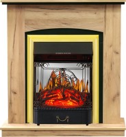 Royal Flame Каминокомплект Barcelona (разборный) - Дуб золотой с очагом Majestic FX M Brass
