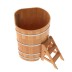 Купель угловая Bentwood из сращенных ламелей натуральной лиственницы 1,03х1,03 Высота 1,4 м
