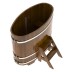 Купель Овальная Bentwood из морёной лиственницы Рустик 0,69 х 1,31 х 1,1 м