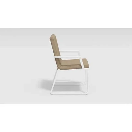 Стул Gardenini Voglie Armrest белый бежевая с подлокотниками