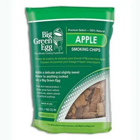 Щепа для копчения яблоко Apple Wood Chunks Big Green Egg