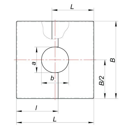 Фланец наклонный разрезной 33°-45° VBR D120/220, AISI 439 (Вулкан)