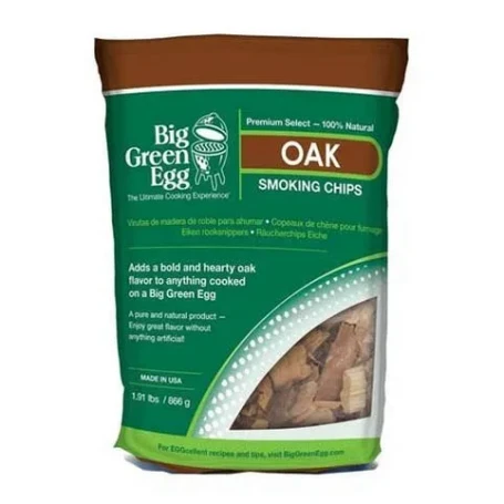 Щепа для копчения дуб OAK Wood Chunks Big Green Egg