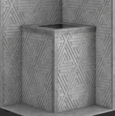 Стена из слэба талькомагнезита Talc Stone wall 02 с гравировкой