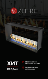 Биокамин сквозной Standart 1100 (ZeFire)